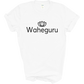 Waheguru black print on white tshirt