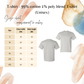 T-shirt size chart